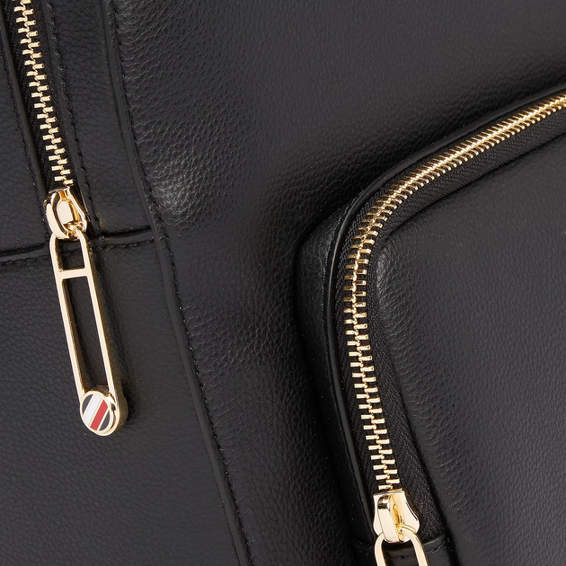 Рюкзак жіночий 12 л Tommy Hilfiger AW0AW16915-BDS Чорний (8720638345664) - зображення 5