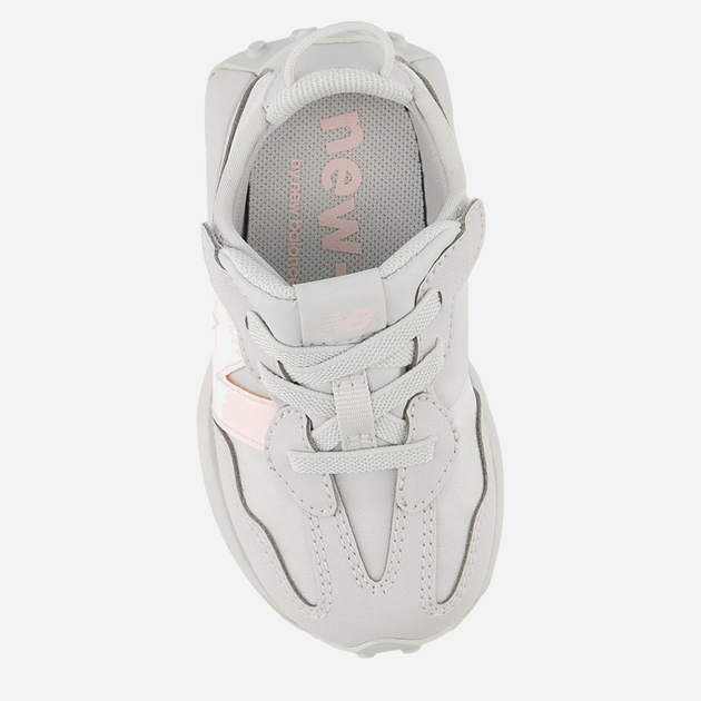 Дитячі кросівки для дівчинки New Balance 327 NW327WP 22.5 (6US) Сірий/Рожевий (197967845505) - зображення 3