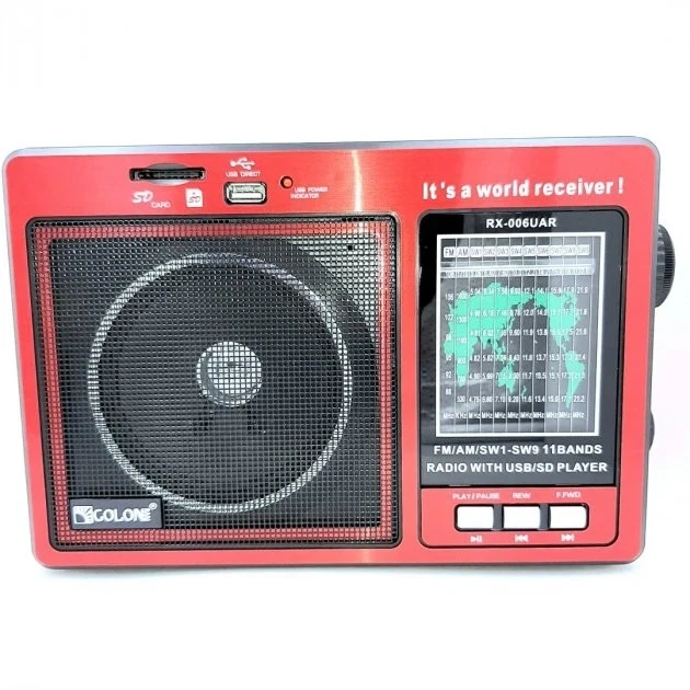 Радиоприемник аккумуляторный Golon RX-006 с поддержкой USB/SD/MP3/FM 0816 - Фото 9 Радиоприемник аккумуляторный Golon RX-006 с поддержкой USB/SD/MP3/FM 0816 - изображение 9