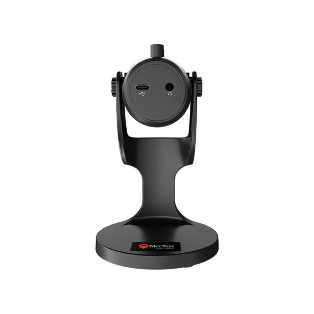 Игровой микрофон MeeTion MT-MC20 (USB Type-C, AUX 3,5 мм, шумоподавление, эффект эха, длина кабеля 1 метр, для игр, стримов) - Черный - изображение 4