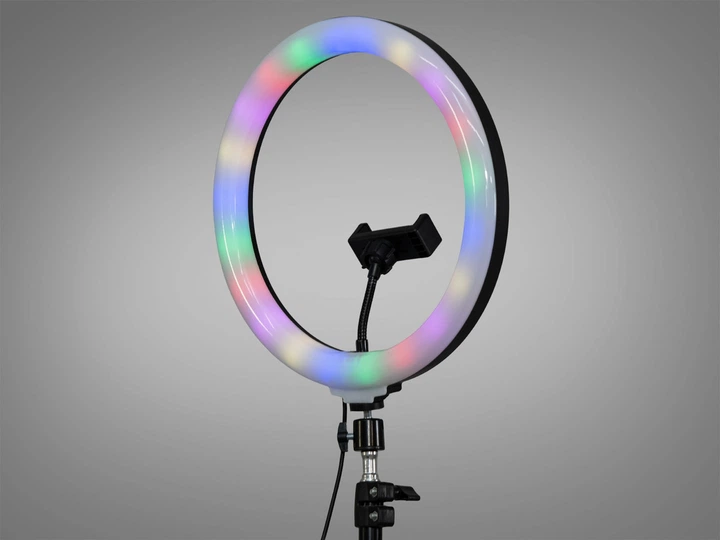Селфи лампа 30см 30W без штатива 220В SL-12RGB - Фото 3 Селфи лампа 30см 30W без штатива 220В SL-12RGB - изображение 3