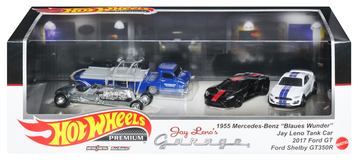 Zestaw Hot Wheels Premium Collector Jay Leno’S Garage Set GMH39 HKC17 (0194735100873) - obraz 1