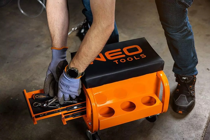 Stół warsztatowy NEO Tools na kółkach z szufladami na narzędzia 11-605 (5906692015757) - obraz 8