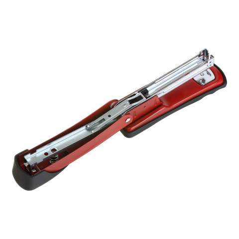 Степлер BUROMAX 25арк. №24 4256-05 метал. червоний (12) /BM.4256-05/ - изображение 3