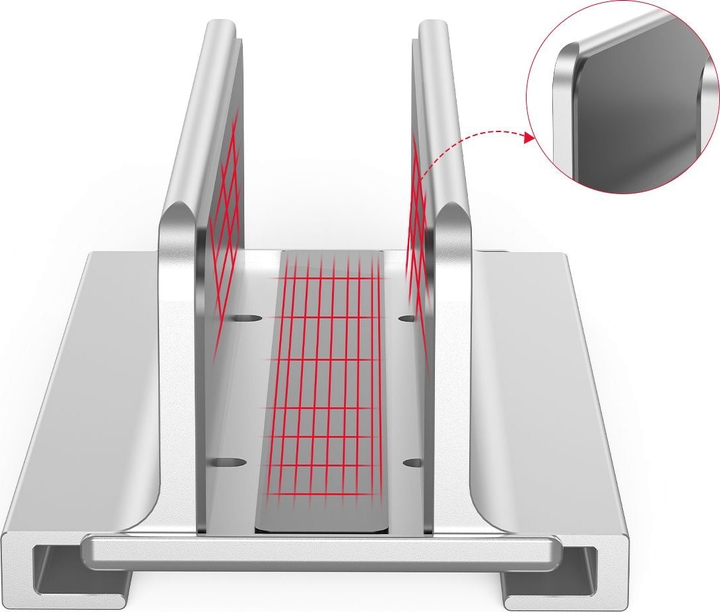 Podstawka pod laptopa Unitek Adjustable Laptop Stand Holder (OT172GY) - obraz 5