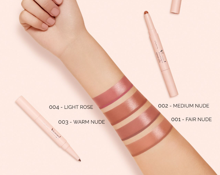 Oлівець для губ Pupa Vamp! двосторонній 002 Medium Nude (8011607374199) - зображення 3