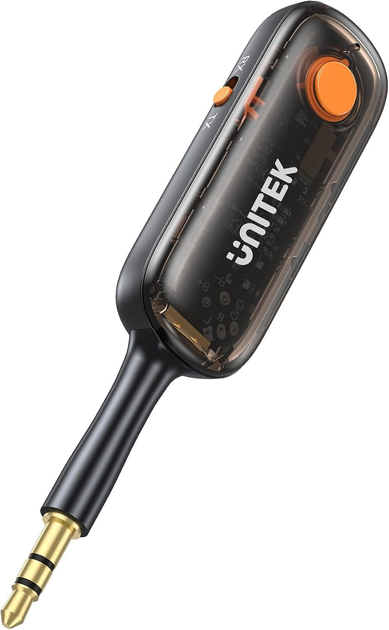 Адаптер Unitek 2-in-1 3.5 mm Jack Bluetooth 5.3 Black (B1111A01) - зображення 3