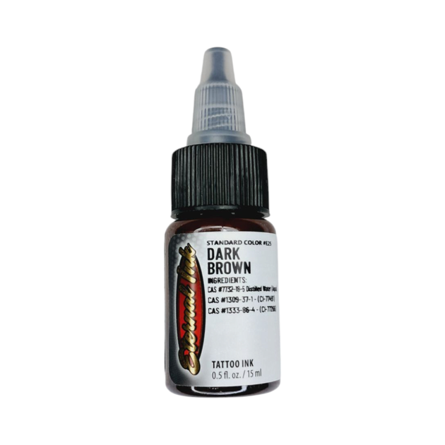 Тату краска Eternal Dark Brown 15мл USA - изображение 2