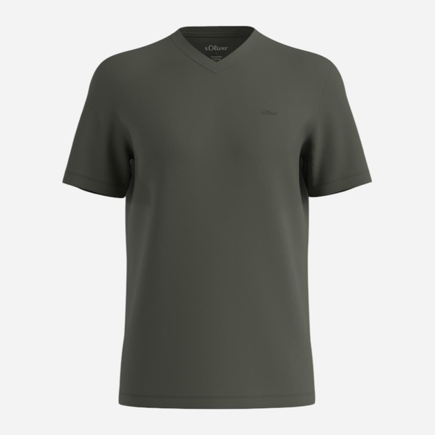 Koszulka męska bawełniana s.Oliver 10.3.16.12.130.2169626-7940 6XL Khaki (4099977752278) - obraz 1