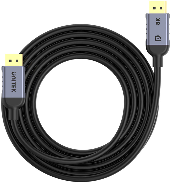 Kabel Unitek DisplayPort - DisplayPort 1.4 8K 240HZ 3 m (C1628GY01-3M) - obraz 3