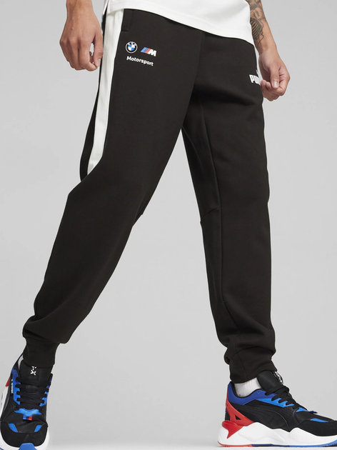 Спортивні штани чоловічі Puma Bmw M Motorsport 62413801 2XL Black (4099686918309) - зображення 1