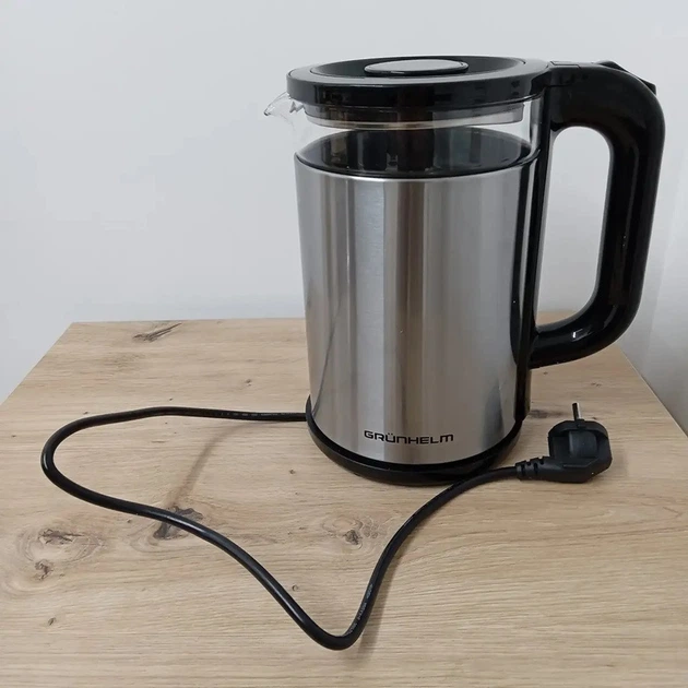Електрочайник Grunhelm EKG-2401S 1.8 л сріблястий 5072647 - зображення 4