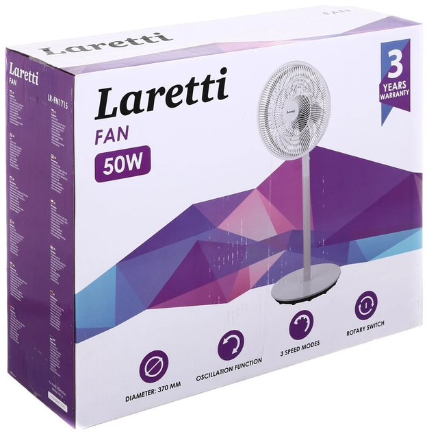 Wentylator stojący Laretti LR-FN1715 - obraz 6