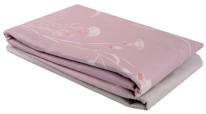 Комплект постільної білизни SOHO Євро Memoria Flowers PinkGray Сатин (A130076) - зображення 2