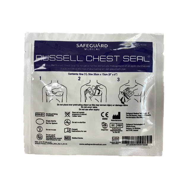 Оклюзійна повʼязка Russell Chest Seal® (RCS) - изображение 2