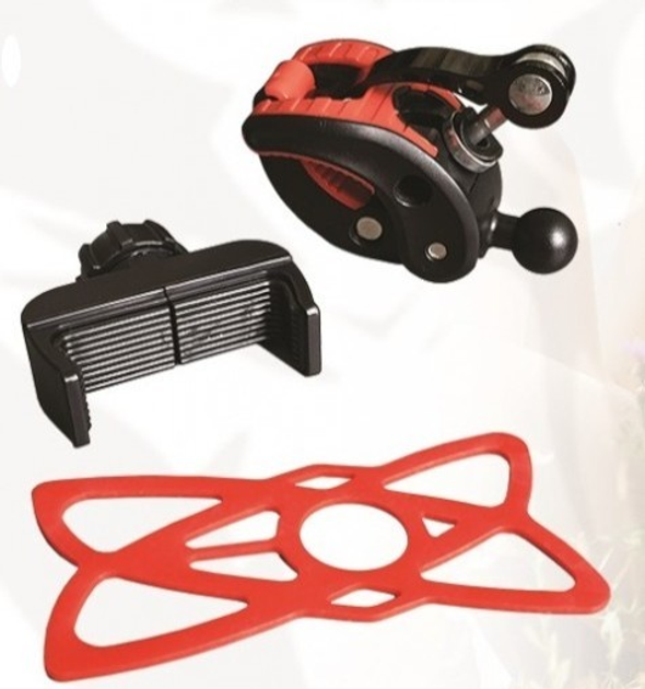 Uchwyt rowerowy na telefon Rebeltec M40 Bike Black/Red (RBLUCH00007) - obraz 6