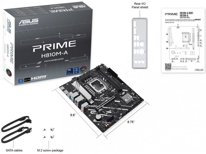 Płyta główna ASUS PRIME H810M-A CSM (LGA1851, H810, PCI-Ex16) (90MB1KK0-M0EAYC) - obraz 6