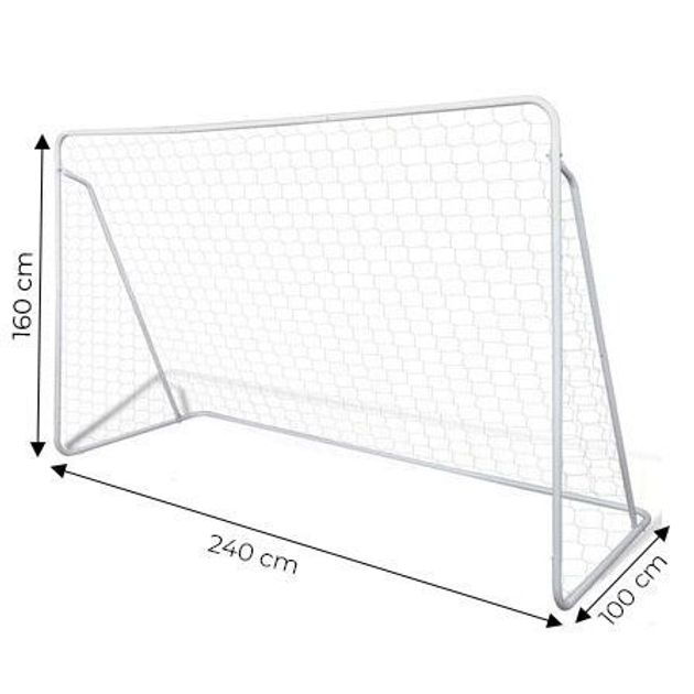 Bramka piłkarska EcoToys 240 x 160 cm (5905817002023) - obraz 5