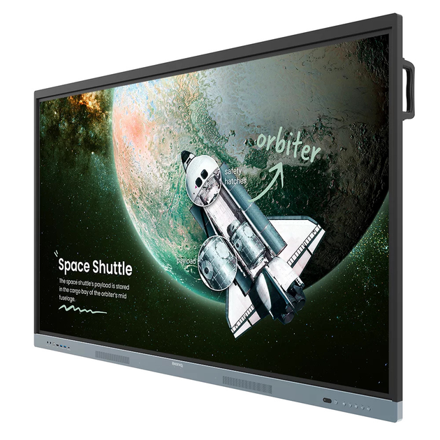 Інтерактивна панель BenQ RE6504 65" 4K UHD IPS 178° 8ГБ 450кд/м² Black (9H.F9ETK.DE6) - зображення 2