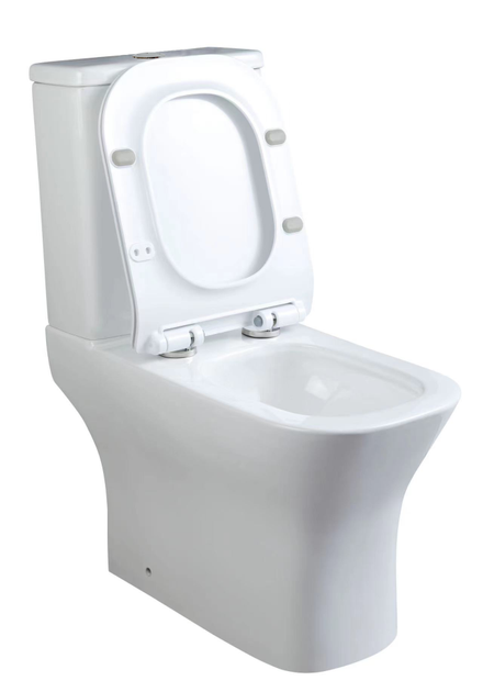 Унітаз-компакт Mixxus STYLE-0404-T3 (колір білий) (розмір 650x350x830mm) система змиву TORNADO 3.0 (MI7036) - зображення 3