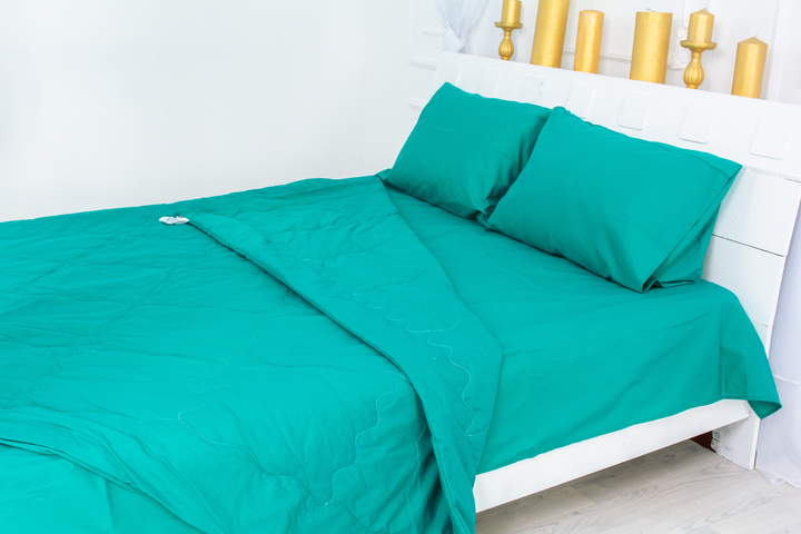 Літній постільний комплект MirSon №2414 Eco-Soft 17-4735 Caterina ковдри 2 х 140х205 см + наволочки 2 х 50х70 см + простирадло 220x240 см від Rozetka на платформі USKIDKA Акція на Літній постільний комплект MirSon №2414 Eco-Soft 17-4735 Caterina ковдри 2 х 140х205 см + наволочки 2 х 50х70 см + простирадло 220x240 см від Rozetka