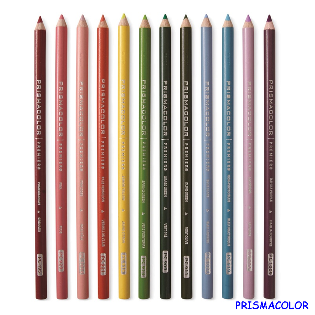Мягкие цветные карандаши Prismacolor Botanical 12 цветов - изображение 2