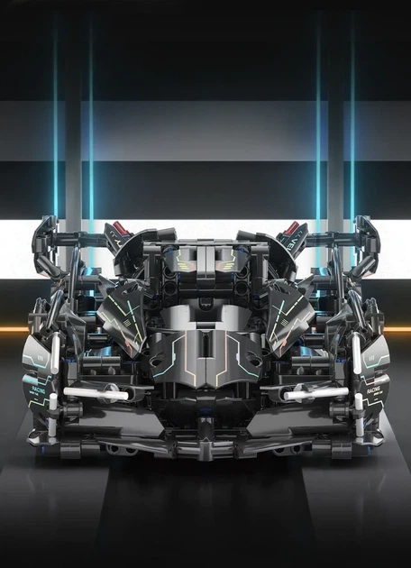 Конструктор машинка колекційна Technic на 1280 деталей спортивна машинка для дітей та дорослих деталізована - Фото 5 Конструктор машинка колекційна Technic на 1280 деталей спортивна машинка для дітей та дорослих деталізована - изображение 5