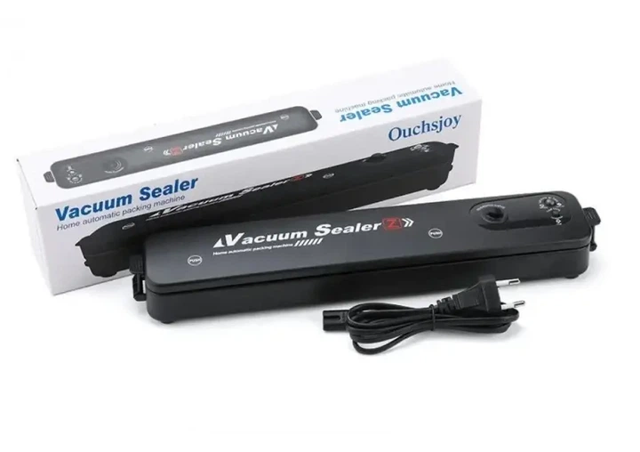 Вакууматор для еды вакуумный упаковщик Vacuum Sealer черный бытовой - изображение 3