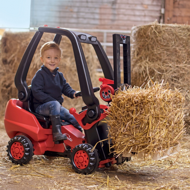 Wózek widłowy na pedały BIG Linde Forklift 56580 (4004943565806) - obraz 6
