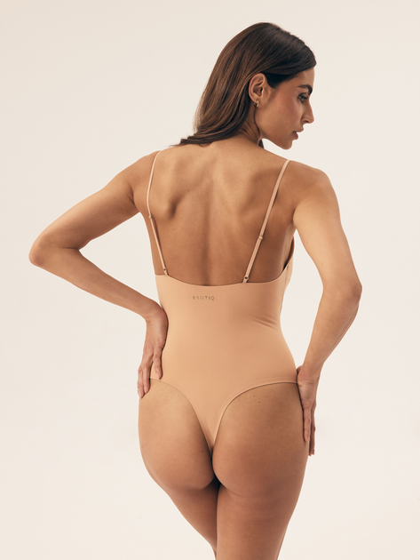 Body damskie na ramiączkach Esotiq Bobby 43266-82X S Beżowe (5903972522493) - obraz 8