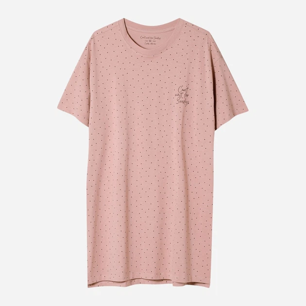 Нічна сорочка жіноча бавовняна Esotiq Renya 42407-39X L Рожева (5903972502556) - зображення 5