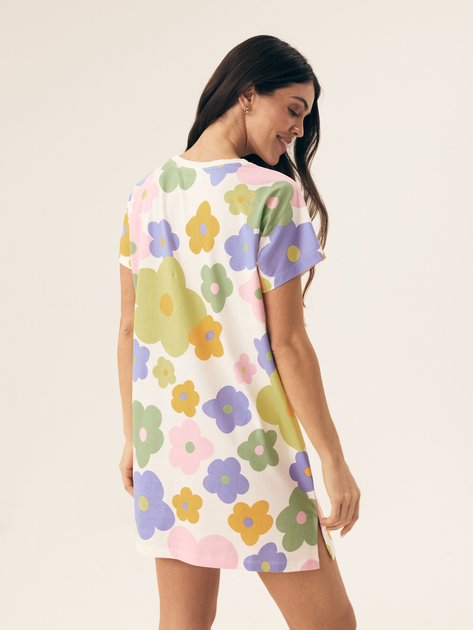 Koszula nocna damska bawełniana Bloovii Flovers 43073-10X L Wielobarwna (5903972576809) - obraz 2