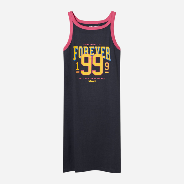 Нічна сорочка жіноча бавовняна Bloovii Forever 43063-59X L Темно-синя (5903972576892) - зображення 5