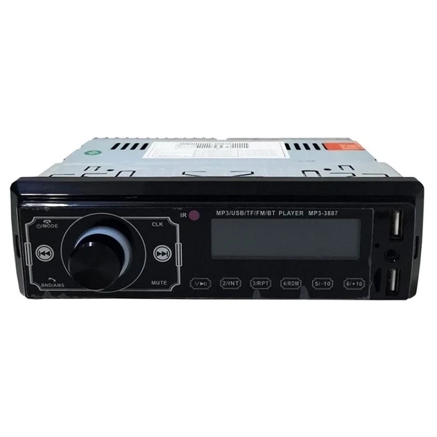 Автомагнитола 1DIN MP3-3887 ISO с сенсорным экраном и пультом в авто 3360 - изображение 3