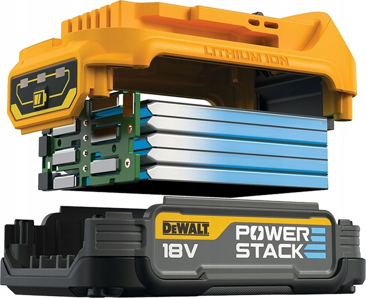 Zestaw zasilający DeWalt ładowarka + 2 akumulatory XR 18V 1.7Ah (DCB1102E2) - obraz 5