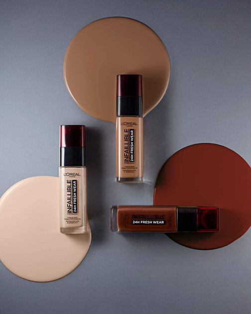 Podkłady do twarzy L'Oreal Paris Infallible 24h Fresh Wear 235 Honey 30 ml (3600523614530) - obraz 4