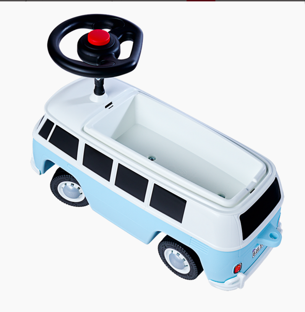 Jeździk BIG VW T1 Kamper Niebieski 55321 (4004943553216) - obraz 3