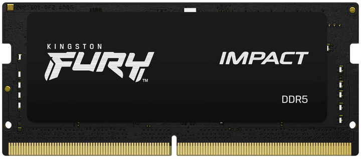 RAM Kingston Fury SODIMM DDR5-4800 16384MB PC5-38400 (KF548S38IBK2-16) (955555906366792) - Outlet - obraz 2