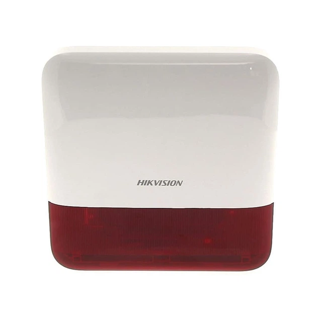 Беспроводная внешняя сирена (красная) Hikvision DS-PS1-E-WE-Red - изображение 6