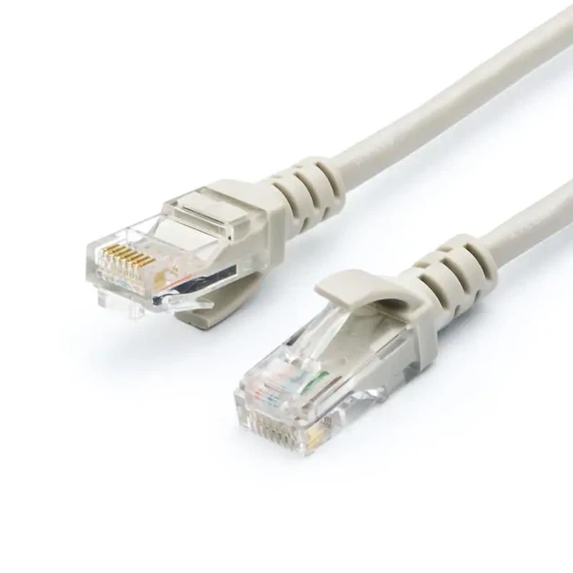 Патч-корд ATCOM RJ45 - RJ45 UTP GEPLINK Cat5e 26AWG 2м grey GL8002 - Фото 1 Патч-корд ATCOM RJ45 - RJ45 UTP GEPLINK Cat5e 26AWG 2м grey GL8002 - изображение 1