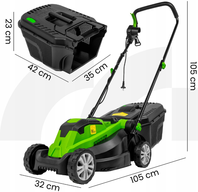 Газонокосилка электрическая Maltec 2100Вт 30л - изображение 5