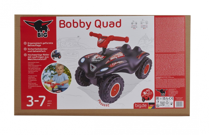 Толокар BIG Bobby Quad Racing 56413 (4004943564137) - зображення 13