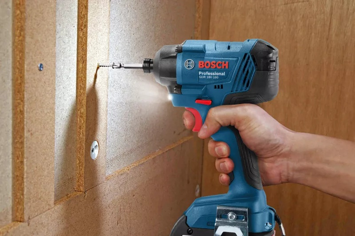 Шуруповерт акумуляторний Bosch GDR 18V-160 Professional без акумулятора та зарядного пристрою (06019G5104) - зображення 3