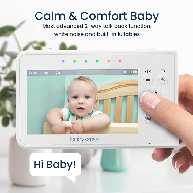 Цифрова відеоняня Babysense V43 (P-202467) - изображение 7