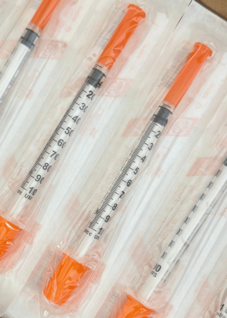 MedPlast 0.3*8 мм 1 мл U-100 Інсуліновий шприц з інтегрованою голкою 30G (упаковка 100 шт) - зображення 2