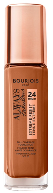 Podkład nawilżający Bourjois Always Fabulous 24H SPF20 615 Mocha 30 ml (3616302732739) - obraz 1