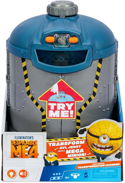 Набір іграшок Despicable Me 4 Mega Minions Transformation Chamber 20326 (630996592939) - зображення 1