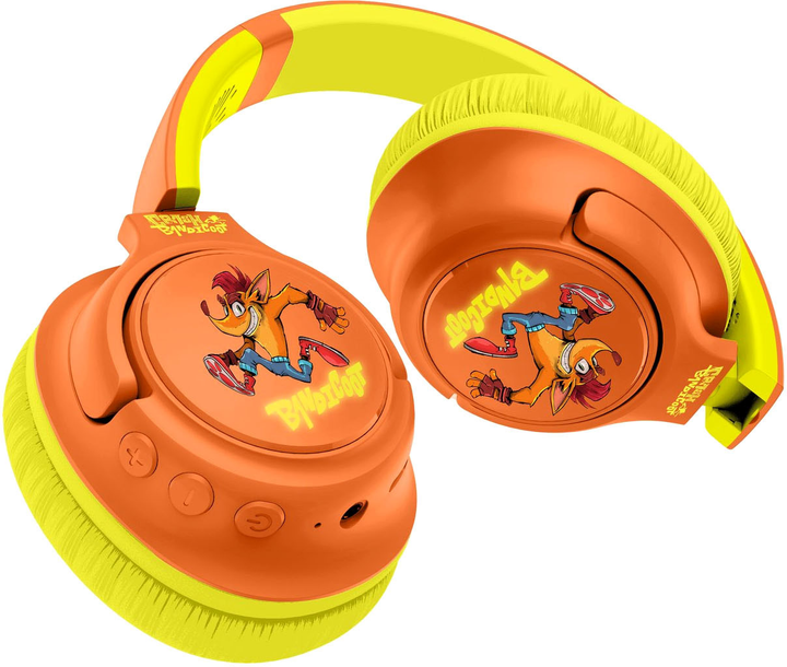 Słuchawki OTL Technologies Crash Bandicoot with LED backlight Orange (5055371628099) - obraz 4