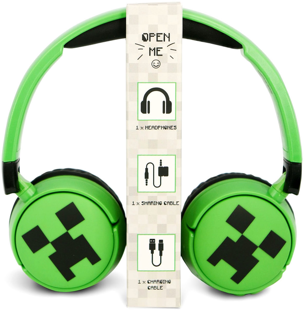 Słuchawki OTL Technologies Minecraft Wireless Green (5055371629126) - obraz 10