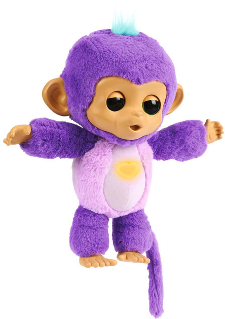 Zabawka interaktywna Fingerlings Care 'n' Cuddles Monkey Sunny 3191 (771171131915) - obraz 3